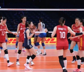 一传稳定进攻多点开花 中国女排轻取波多黎各